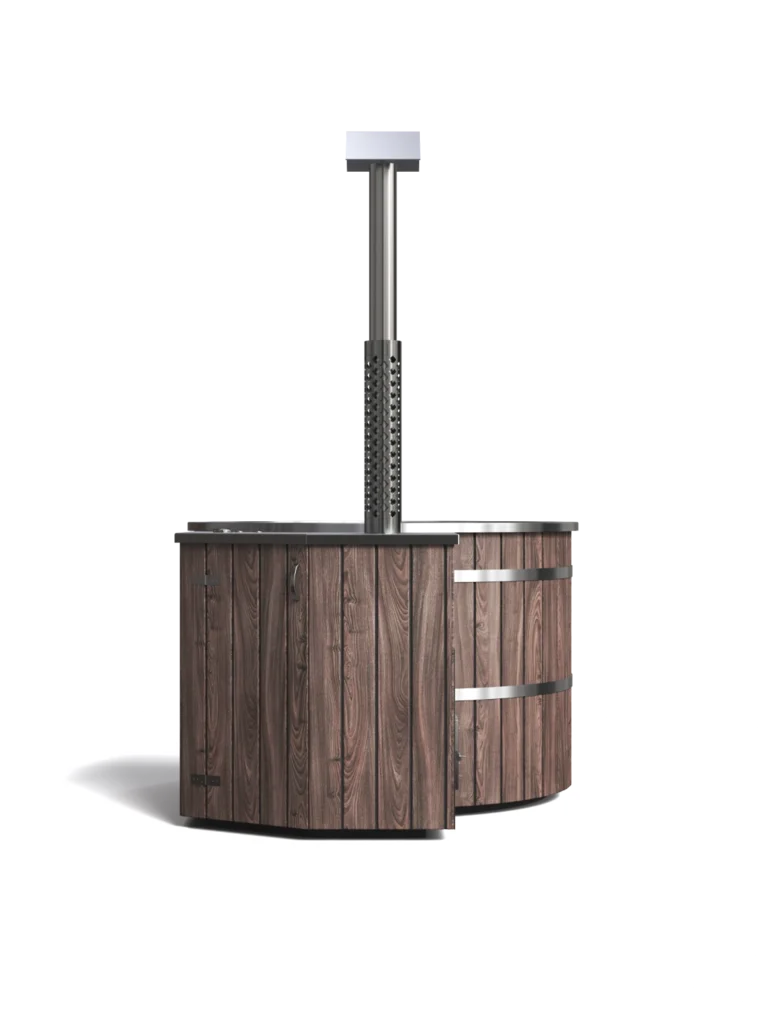 Edelstahl-badewanne | Holz-dunkel | XSPA.at