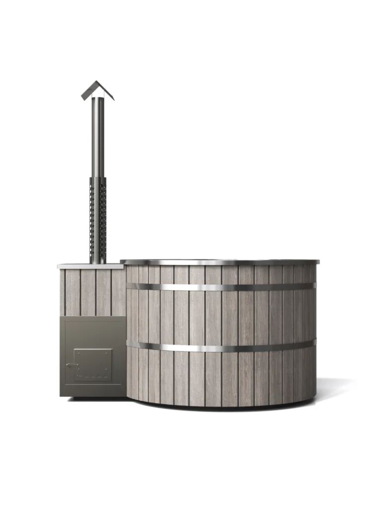 Edelstahl-badewanne | Holz-Grau | XSPA.at