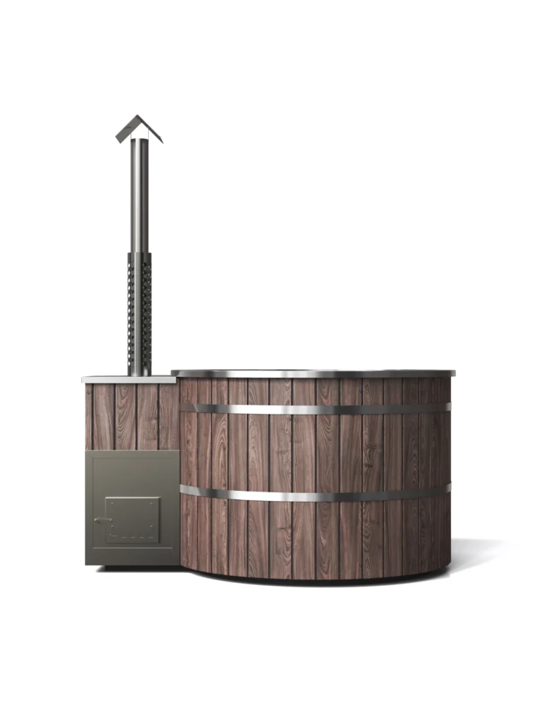 Edelstahl-badewanne | Holz-dunkel | XSPA.at