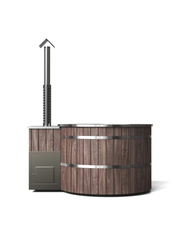 Edelstahl-badewanne | Holz-dunkel | XSPA.at
