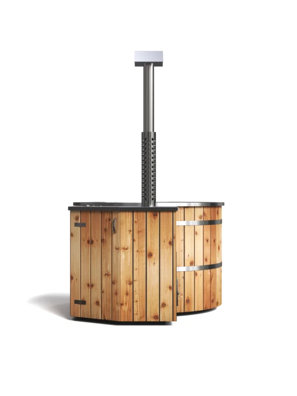 Edelstahl-badewanne | Holz-hell | XSPA.at